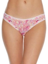 On Gossamer Triple Twist Mesh Bikini In Bright Spot