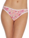 On Gossamer Printed Mesh Hip G Thong In Bright Spot