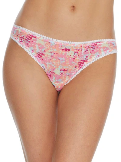 On Gossamer Printed Mesh Hip G Thong In Bright Spot