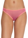 On Gossamer Gossamer Mesh Hip Bikini In Azalea Pink