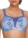 Panache Ultimate High Impact Underwire Sports Bra In Purple Tie Dye