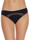 Saalt Leak Proof Elemental Mesh Bikini In Volcanic Black