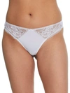 Skarlett Blue Minx Thong In White,nylon