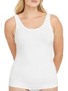 Spanx Look At Me Now Racerback Woven Top In White