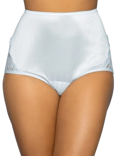Vanity Fair Lace Nouveau Brief In Hinting Blue