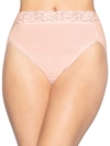 Vanity Fair Flattering Lace Hi-cut Brief In Peach Sorbet Stripe