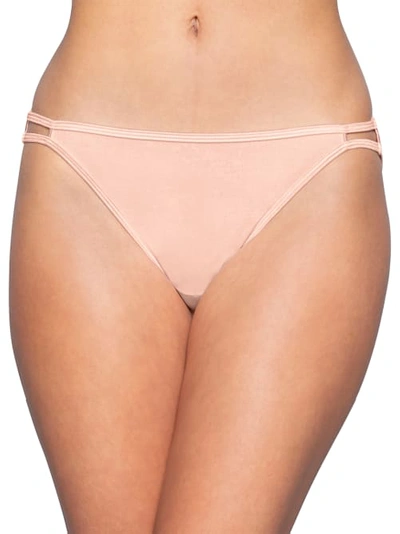 Vanity Fair Illumination String Bikini In Peach Sorbet