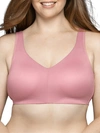 Vanity Fair Beyond Comfort Seamless Wire-free T-shirt Bra In Pink Amethyst