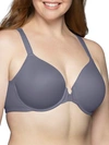 Vanity Fair Women's Beauty Back Full Figure Front Close Underwire Bra 76384 In Rare Blue