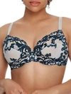 Wacoal Women's Instant Icon Underwire Bra 851322 In Arctic Ice,titan