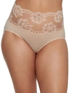 Wacoal Women's Light & Lacy Hi-cut Brief Underwear 879363 In Rose Dust