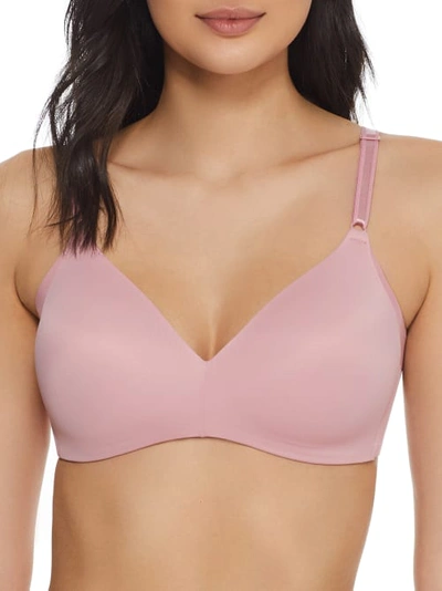 Warner's No Side Effects Wire-free T-shirt Bra In Foxglove