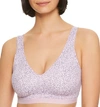Warner's Cloud 9 Smooth Comfort Wire-free Bra In Fragrant Lilac