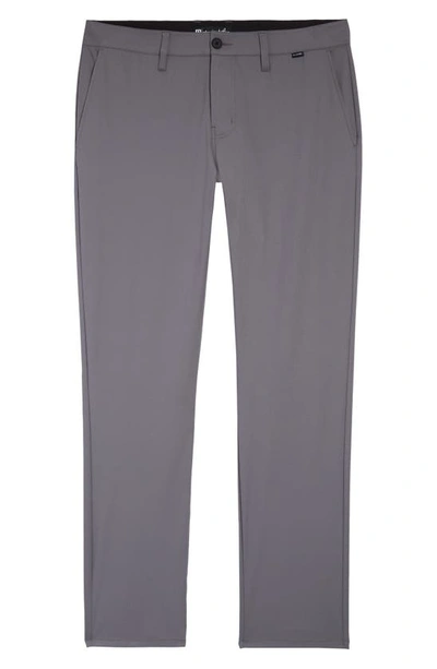 Travismathew Right On Time Straight Leg Pants In Heather Dark Grey