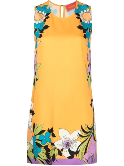 La Doublej Stretch Tunic (placée) In Cameo Blooms Placée