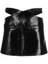 Courrèges Skirt In Black Synthetic Fibers In Black