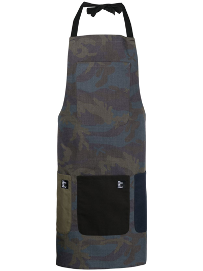 The Power For The People Multiple-pocket Detail Apron In Mehrfarbig