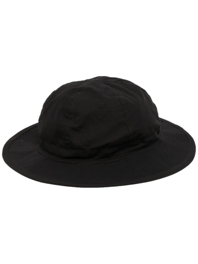 The Power For The People Textured-finish Sun Hat In Black