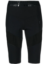 Moncler Logo Waist Pocket Bike Shorts In Schwarz