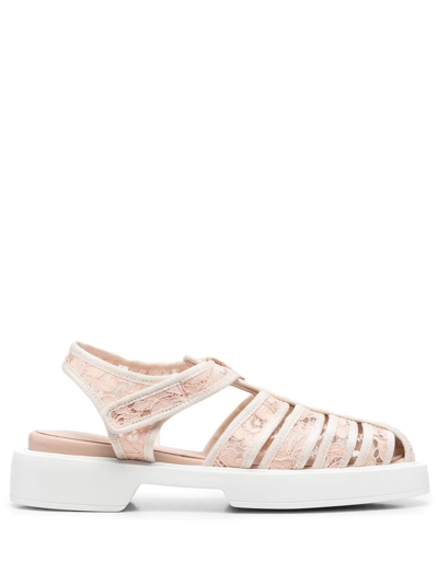 Le Silla Fisherman Flat Sandals In Rosa