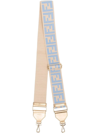 Fendi Strap You Logo-print Bag Strap In Nude