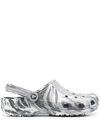 Crocs Classic Tie Dye Clogs From Finish Line In Grau