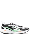 Adidas By Stella Mccartney Solarglide Panelled Sneakers In Cblack/ftwwht/bligrn
