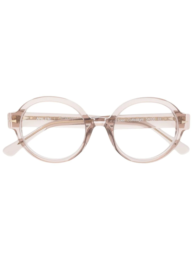 Ahlem Rue Du Soleil Round-frame Glasses In Nude