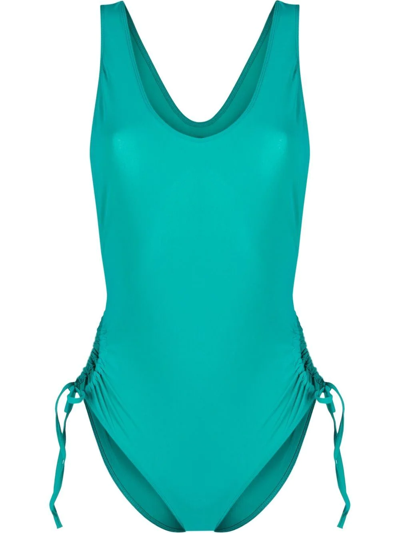 Isabel Marant Cut-detail Swimsuit In 60gr Green