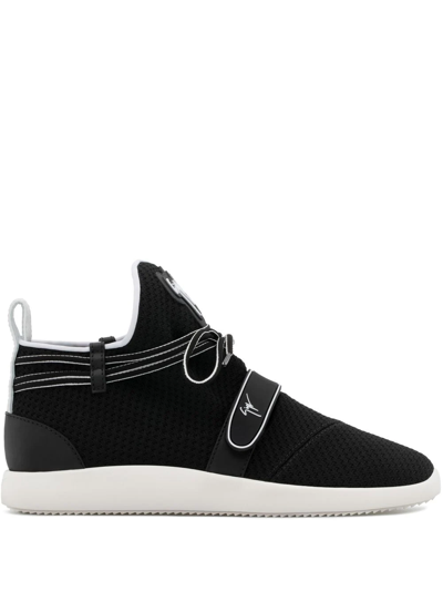 Giuseppe Zanotti Hayden Mid-top Sneakers In Schwarz