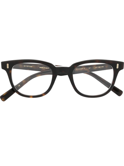Eyevan7285 Tortoiseshell-effect Square Glasses