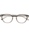 EYEVAN7285 SQUARE-FRAME LOGO GLASSES