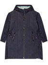 MONCLER QUILTED HOODED COAT