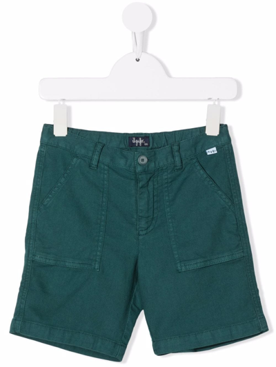 Il Gufo Kids' Patch-pocket Bermuda Shorts In Green