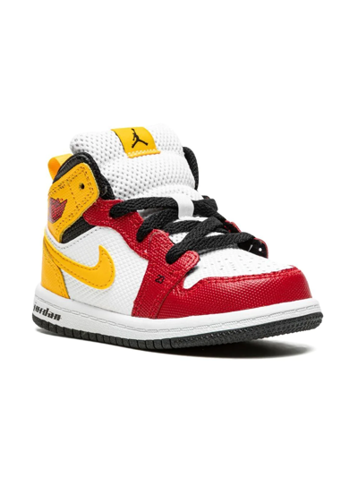 Jordan Babies'  1 Mid Se Sneakers In White