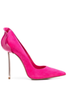 Le Silla Petalo Suede 125mm Pumps In Rosa