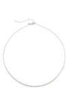 Monica Vinader Sterling Silver Twist Chain Necklace In Ss