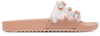 Sophia Webster Women's Dina Multicolor Crystal Embellished Slide Sandals In Nude