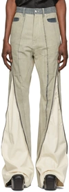 RICK OWENS TAUPE BOLAN JEANS