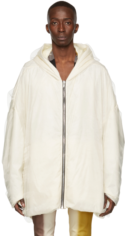 Rick Owens Off-white Nylon & Polyester Jacket