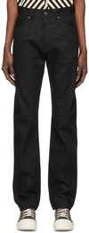 RICK OWENS DRKSHDW BLACK DETROIT JEANS