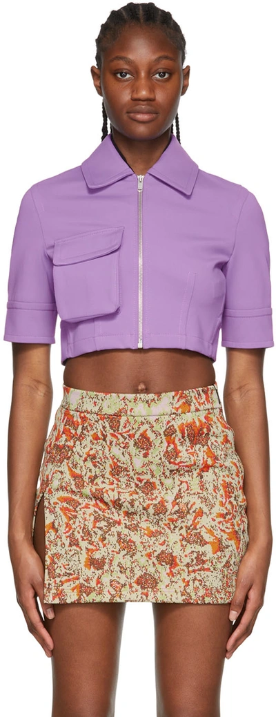 Ambush Purple Nylon Shirt