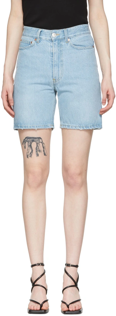 Won Hundred Blue Peggy Shorts In Wash Four