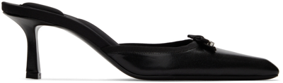 Alexander Wang 65mm Viola Patent Leather Mules In Black