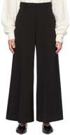 Rosetta Getty High Waist Flare Tailored Trousers In Black