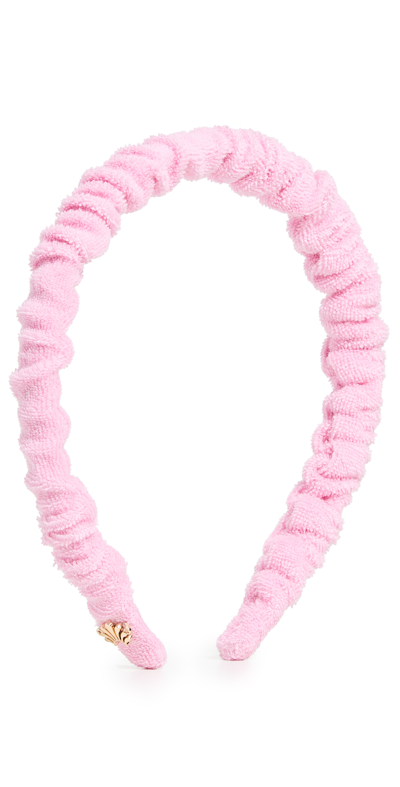 Lele Sadoughi Jessie Terry Cloth Headband In Pink