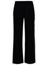 MOOSE KNUCKLES BLACK COTTON MALIBU PANTS