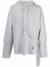 Off-white Grey Wool Easybreezy Sweatshirt In Grey