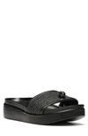 Donald Pliner Farrah Platform Sandal In Black-blk