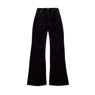 Rick Owens Bolans Bootcut Jeans In Black